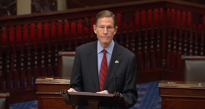 Blumenthal joined U.S. Senator Chris Murphy (D-CT) on the Senate Floor to praise the strength and courage shown by Sandy Hook survivors, families, first responders, and the greater community in the wake of the tragedy. 